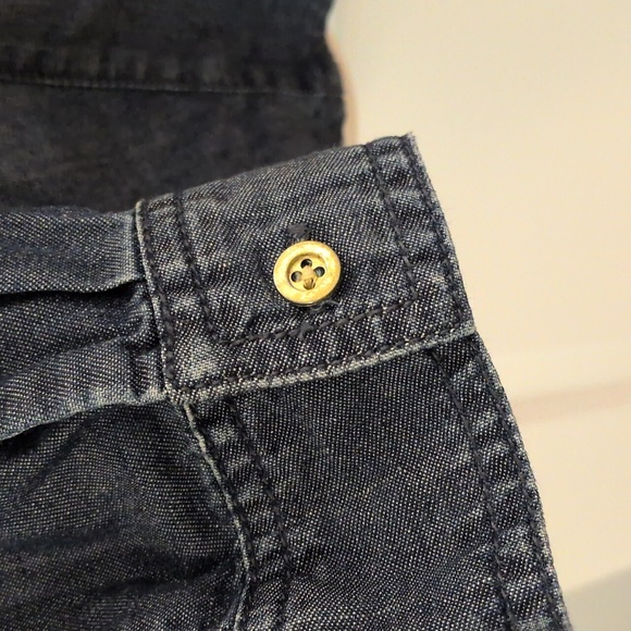 Chico's Denim Button Down Top - Picture 3 of 11